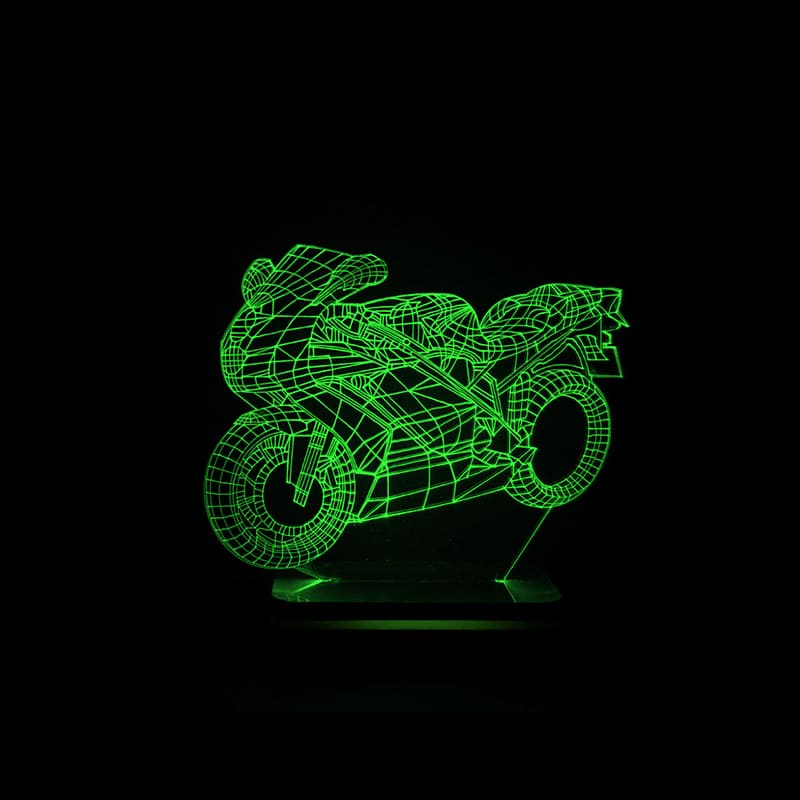 چراغ خواب طرح موتور سیکلت سان لیزر