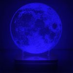 چراغ خواب طرح کره ماه مدل هفت رنگ