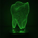 چراغ خواب طرح دندان مدل هفت رنگ
