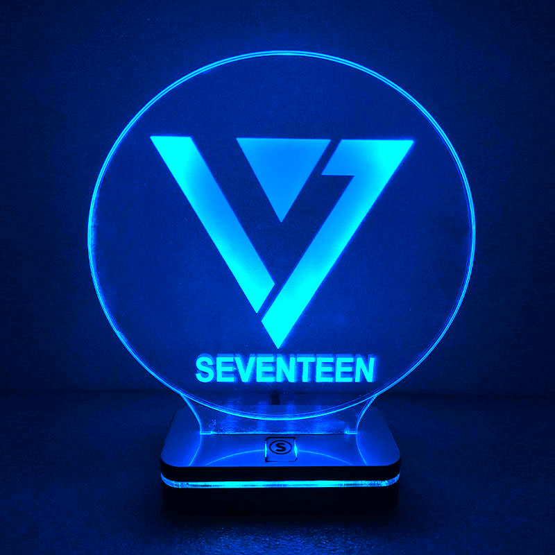 چراغ خواب طرح گروه سونتین SEVENTEEN مدل هفت رنگ سان لیزر