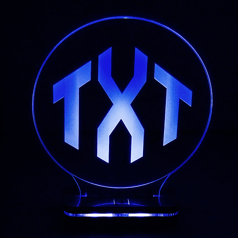 چراغ خواب طرح گروه تی اکس تی TXT مدل هفت رنگ سان لیزر